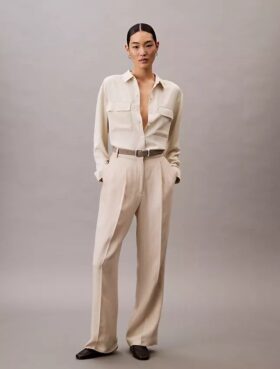 Utility Shirt holgada con botones Utility Shirt holgada con botones