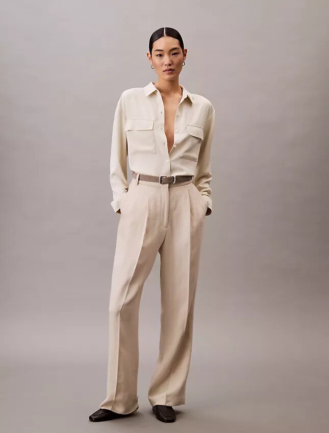 Utility Shirt holgada con botones Utility Shirt holgada con botones