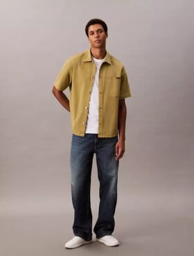 Utility Shirt holgado con botones Utility Shirt holgado con botones