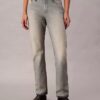 Vaqueros bootcut holgados con ribete
