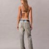 Vaqueros bootcut holgados con ribete