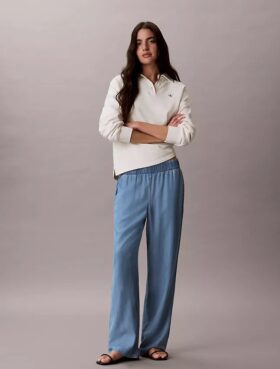 Vaqueros de denim holgados sin cremallera