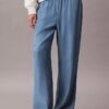 Vaqueros de denim holgados sin cremallera