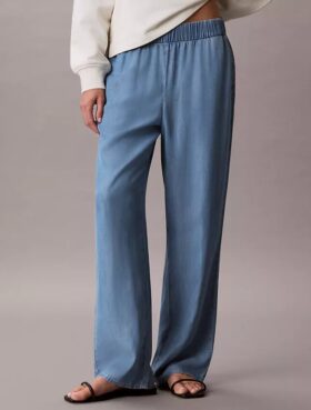 Vaqueros de denim holgados sin cremallera