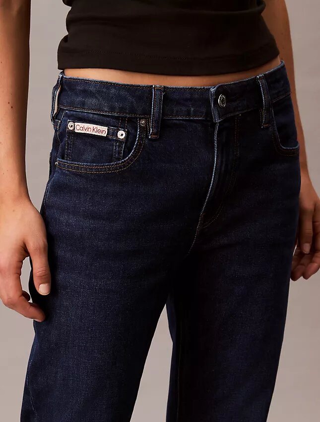 Vaqueros slim de talle medio Vaqueros slim de talle medio