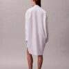 Vestido camisero holgado de algodón