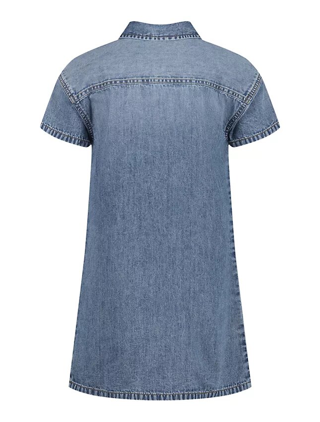 Vestido camisero vaquero para niñas Vestido camisero vaquero para niñas