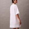 Vestido camiseta mini holgado de algodón Vestido camiseta mini holgado de algodón
