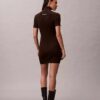 Vestido de punto acanalado de mezcla de lana merino y lurex Vestido de punto acanalado de mezcla de lana merino y lurex