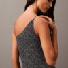 Vestido largo asimétrico de gasa estampada