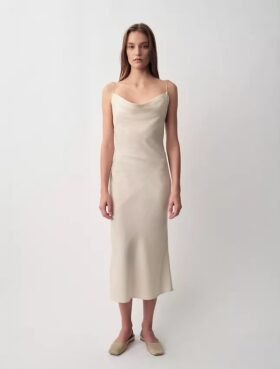 Vestido liso Lynn