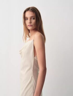 Vestido liso Lynn