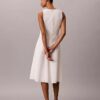 Vestido midi con bordado
