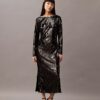 Vestido midi con lentejuelas Vestido midi con lentejuelas