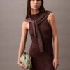 Vestido midi con lurex Vestido midi con lurex