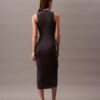 Vestido midi con lurex Vestido midi con lurex