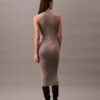 Vestido midi con lurex Vestido midi con lurex