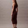 Vestido midi con lurex Vestido midi con lurex