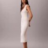 Vestido midi de algodón suave