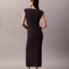 Vestido midi de punto sin mangas Vestido midi de punto sin mangas