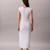 Vestido midi de punto sin mangas Vestido midi de punto sin mangas