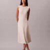 Vestido midi de punto suave Vestido midi de punto suave