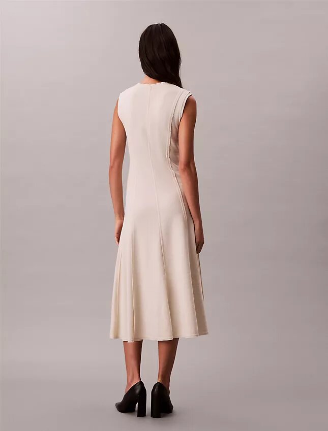 Vestido midi de punto suave Vestido midi de punto suave