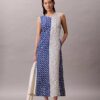 Vestido midi de sarga de viscosa estampada