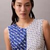 Vestido midi de sarga de viscosa estampada