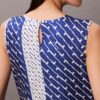 Vestido midi de sarga de viscosa estampada
