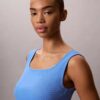 Vestido midi fruncido