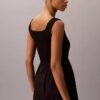 Vestido midi fruncido
