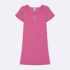 Vestido mini de camiseta con Monogram para niñas Vestido mini de camiseta con Monogram para niñas