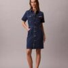 Vestido mini trucker de Denim