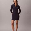 Vestido polo de canalé Monólogo