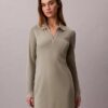 Vestido polo de canalé Monólogo