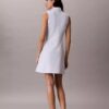 Vestido sin mangas de felpa francesa con cremallera de 1/4 Vestido sin mangas de felpa francesa con cremallera de 1/4