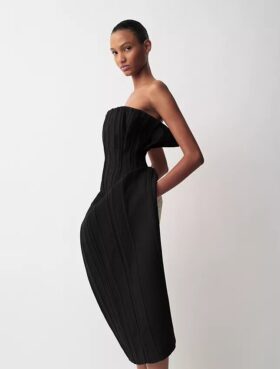 Vestido sin tirantes Beatrix