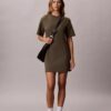 Vestido sudadera corto con Monogram