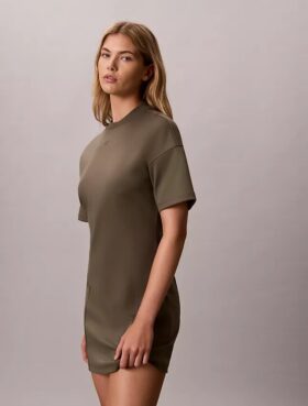 Vestido sudadera corto con Monogram