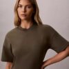 Vestido sudadera corto con Monogram