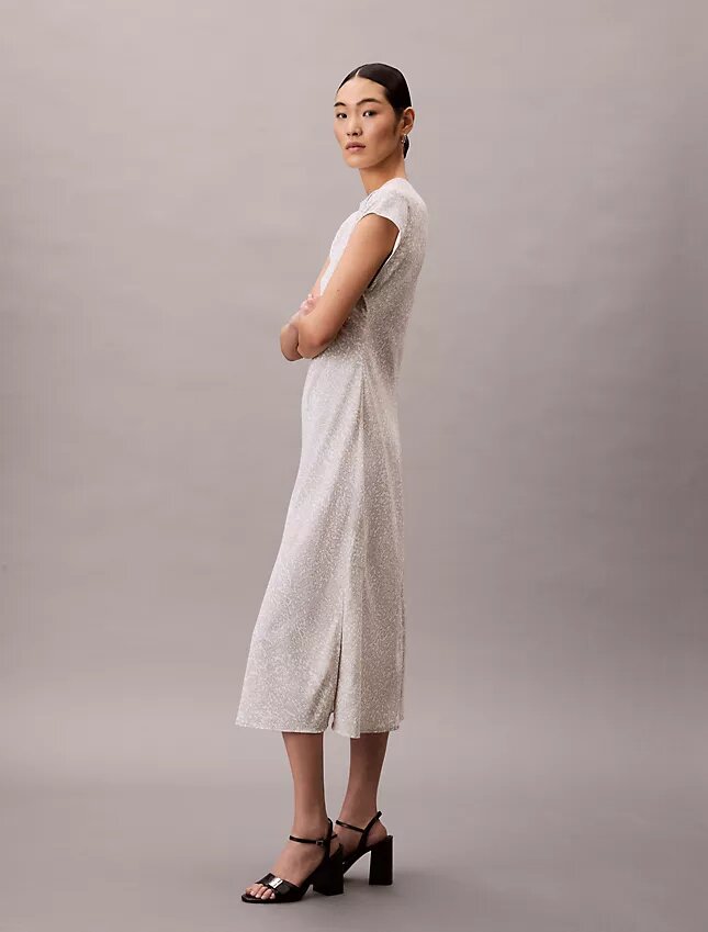 Vestido tubo midi estampado Vestido tubo midi estampado