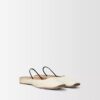 Zapatos planos de satén de seda Lana Zapatos planos de satén de seda Lana