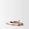 Zapatos planos de satén de seda Lana Zapatos planos de satén de seda Lana