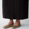 Zapatos planos de satén de seda Lana Zapatos planos de satén de seda Lana